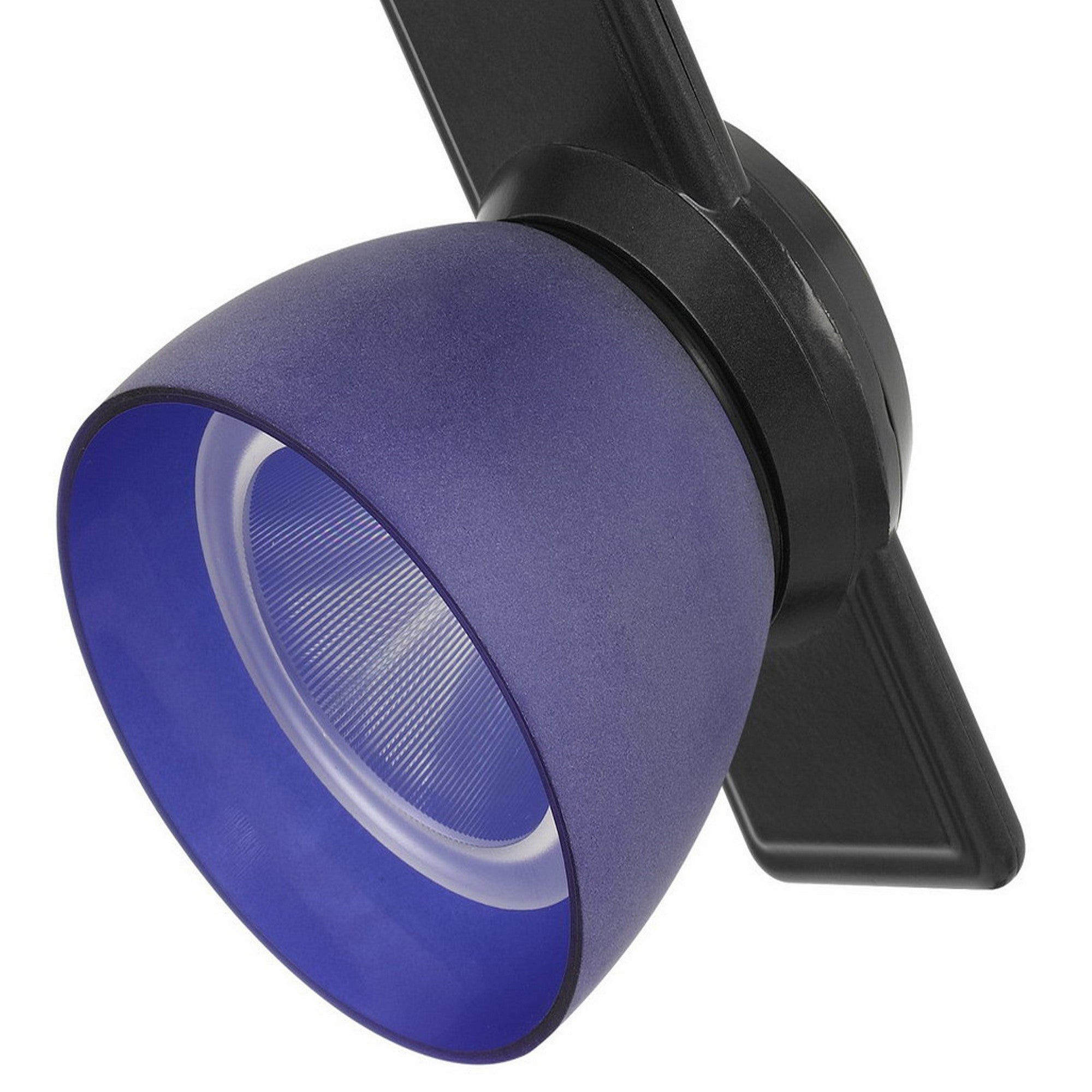 12W Integrated Metal and Polycarbonate LED Track Fixture Black and Blue-zoom-4