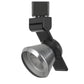 12W Integrated LED Metal Track Fixture with Cone Head Black and Silver
