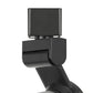 12W Integrated LED Metal Track Fixture with Cone Head Black and Silver