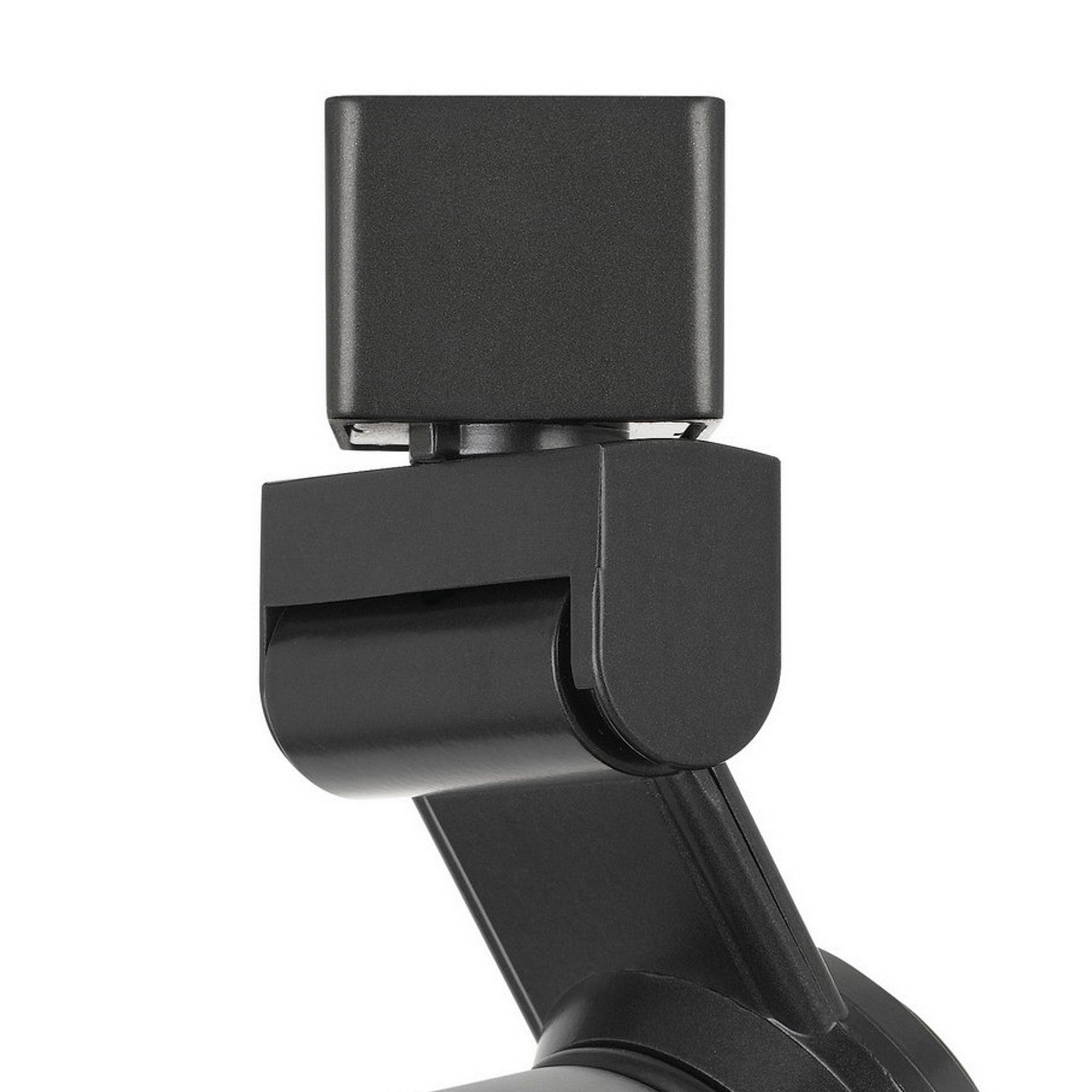 12W Integrated LED Metal Track Fixture with Cone Head Black and Silver