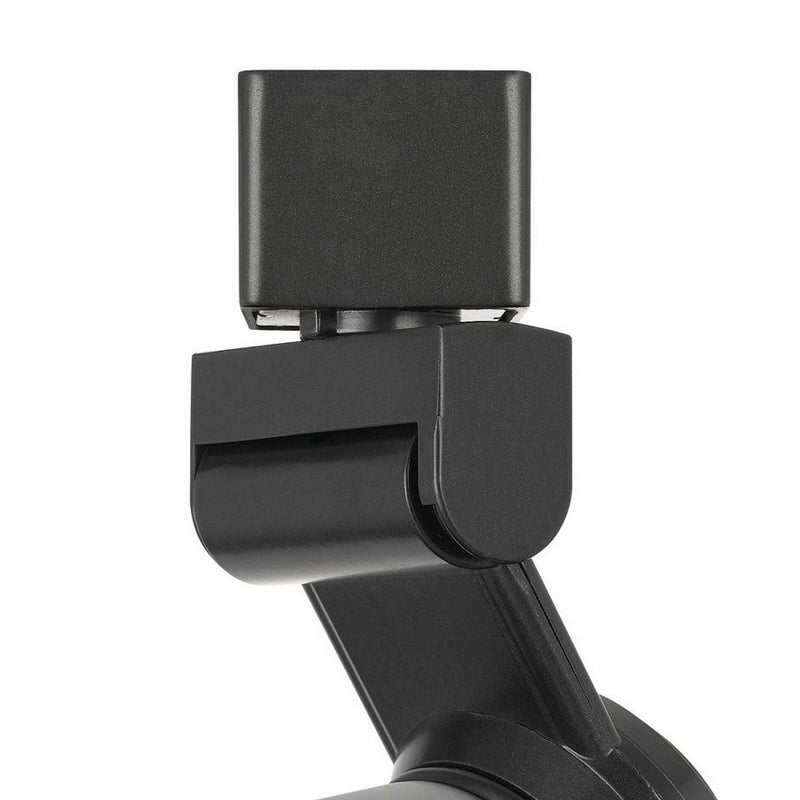 12W Integrated LED Metal Track Fixture with Cone Head Black and Silver-zoom-