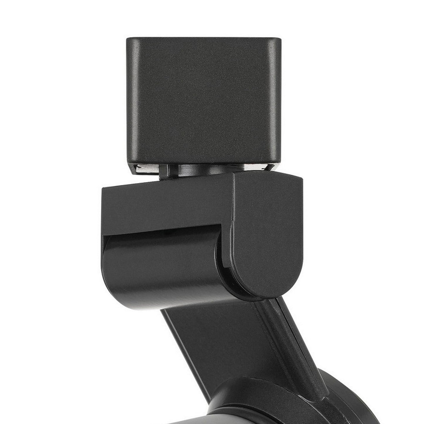 12W Integrated LED Metal Track Fixture with Cone Head Black and Silver