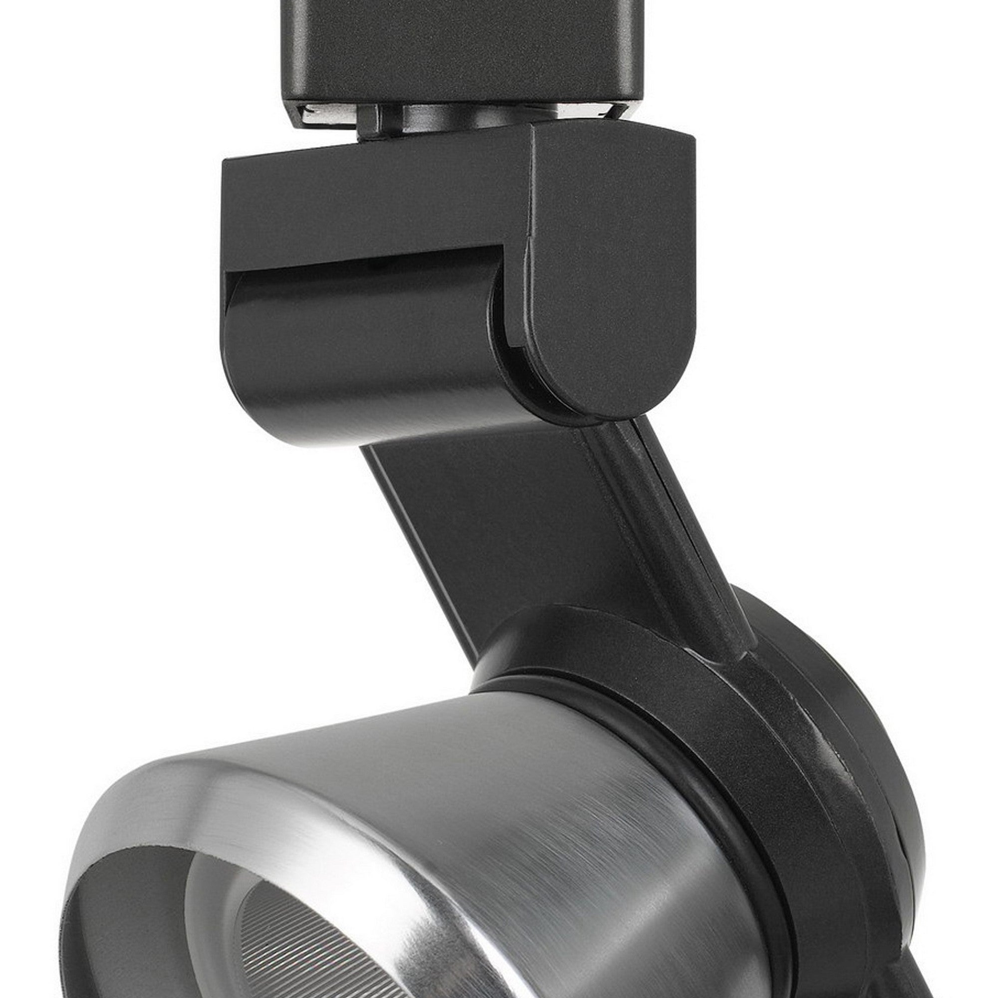 12W Integrated LED Metal Track Fixture with Cone Head Black and Silver-zoom-3