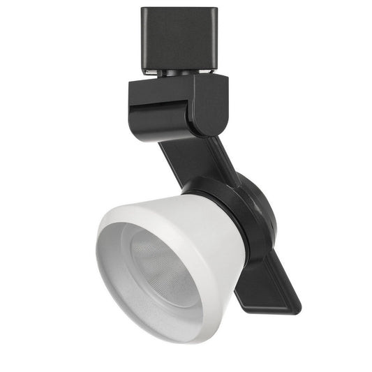 12W Integrated LED Metal Track Fixture with Cone Head Black and White