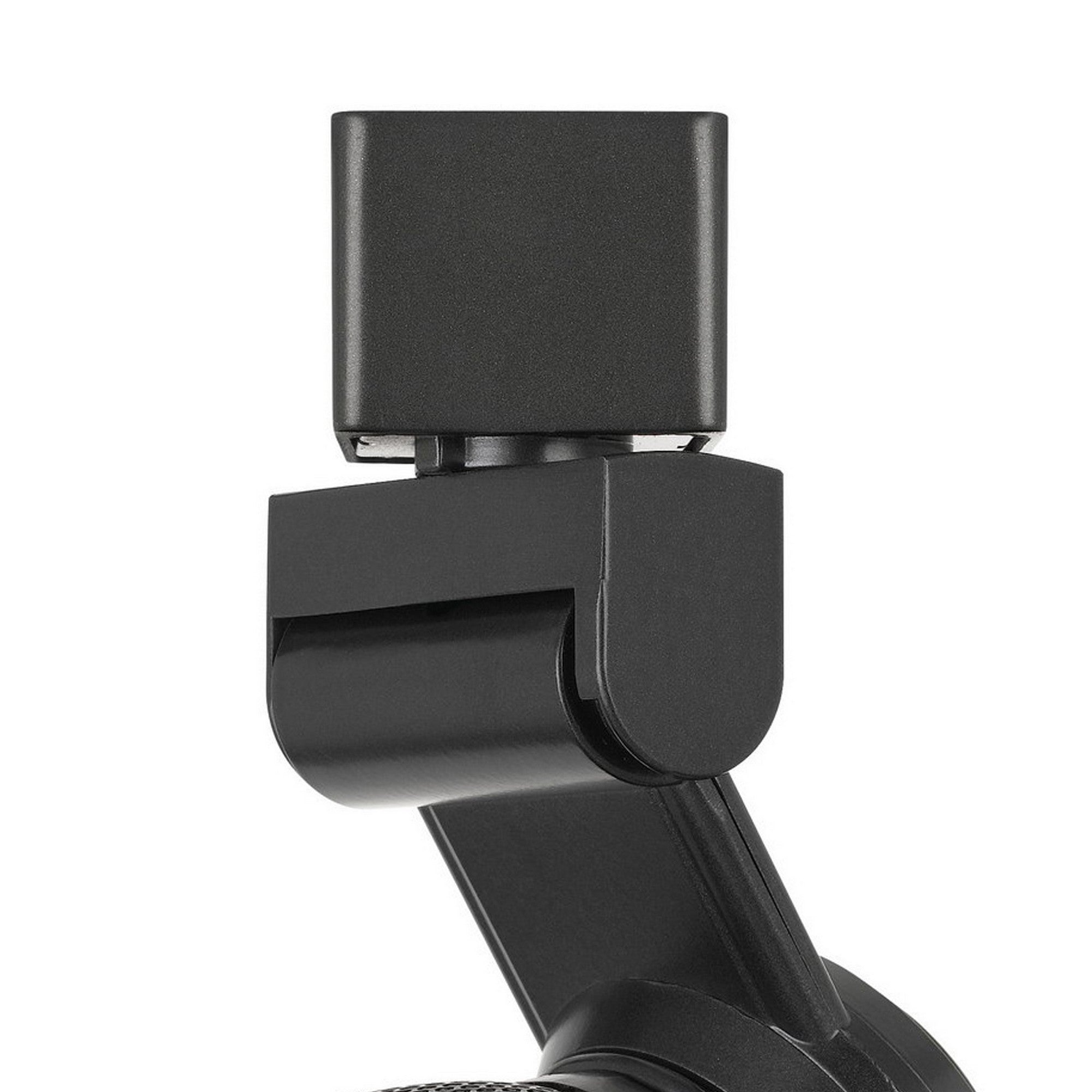 12W Integrated LED Metal Track Fixture with Mesh Head Black-zoom-2