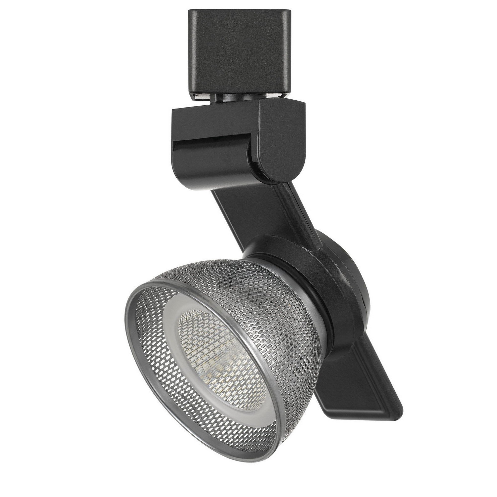 12W Integrated LED Metal Track Fixture with Mesh Head Black and Silver-zoom-1