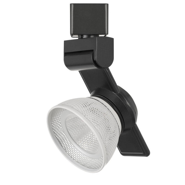 12W Integrated LED Metal Track Fixture with Mesh Head Black and White
