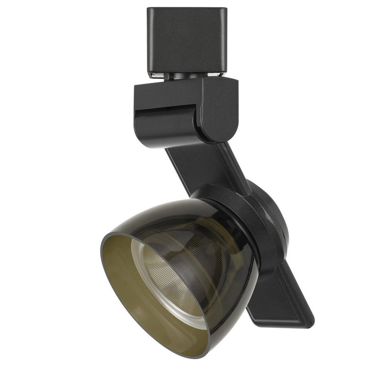 12W Integrated LED Track Fixture with Polycarbonate Head Black-zoom-