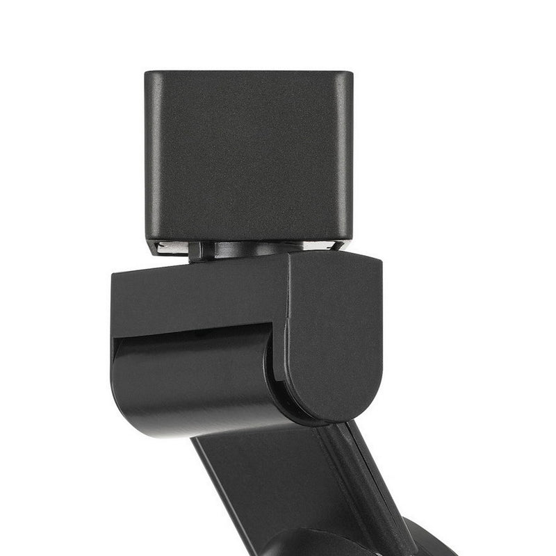 12W Integrated LED Track Fixture with Polycarbonate Head Black-zoom-