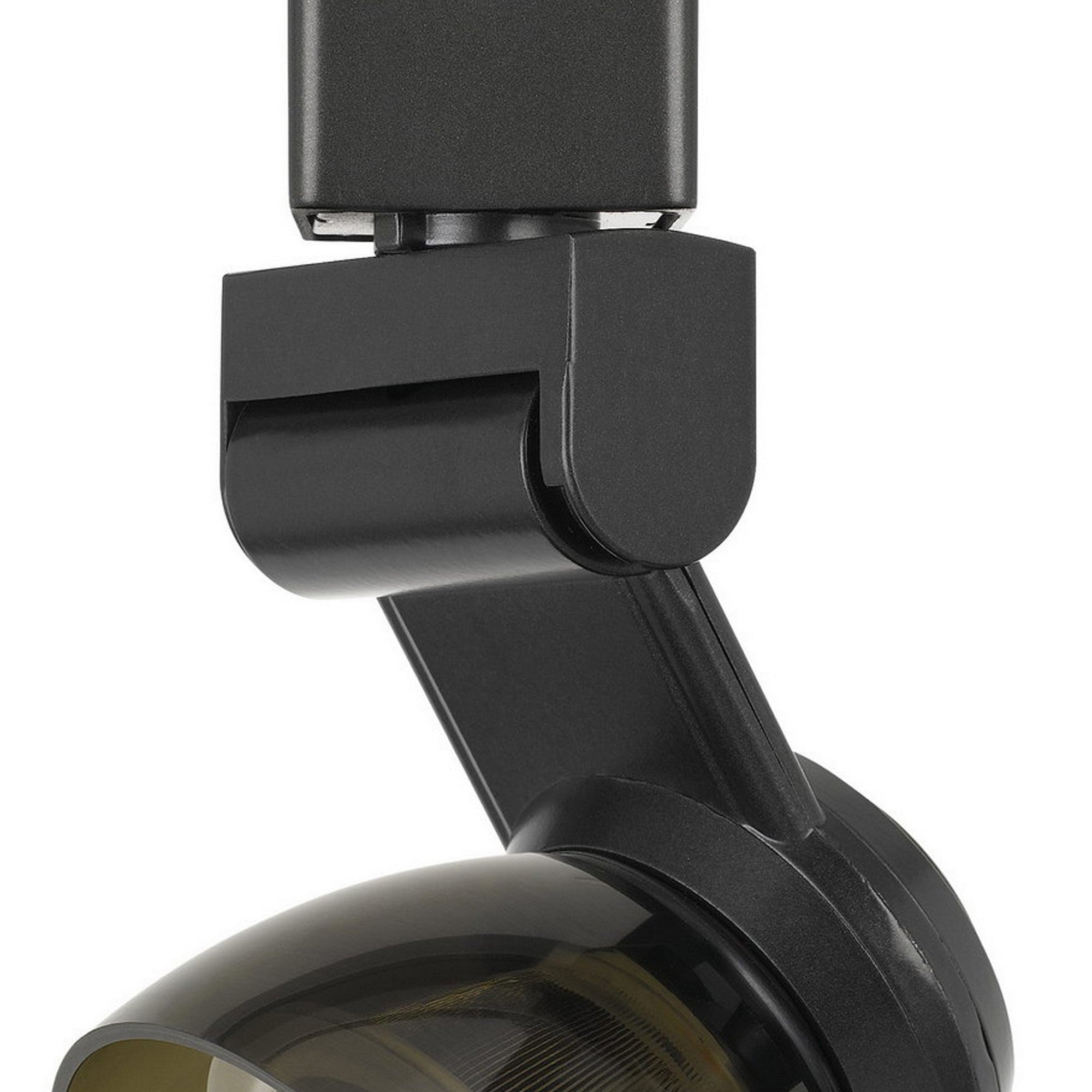 12W Integrated LED Track Fixture with Polycarbonate Head Black-zoom-3