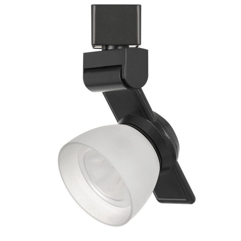 12W Integrated LED Track Fixture with Polycarbonate Head Black and White-zoom-
