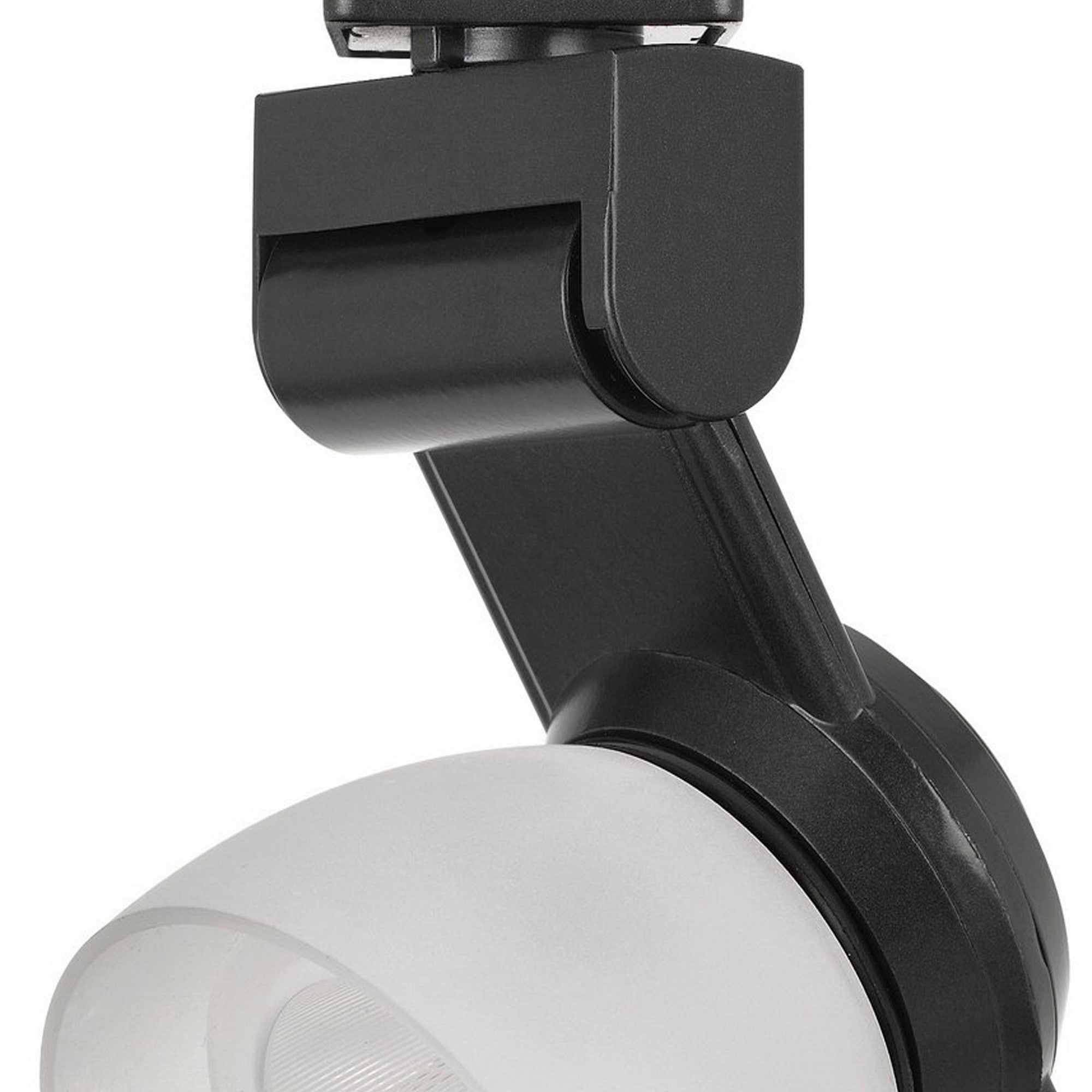 12W Integrated LED Track Fixture with Polycarbonate Head Black and White-zoom-3