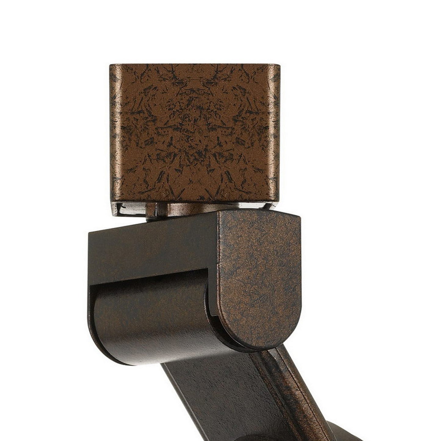 12W Integrated Metal and Polycarbonate LED Track Fixture Bronze and Blue