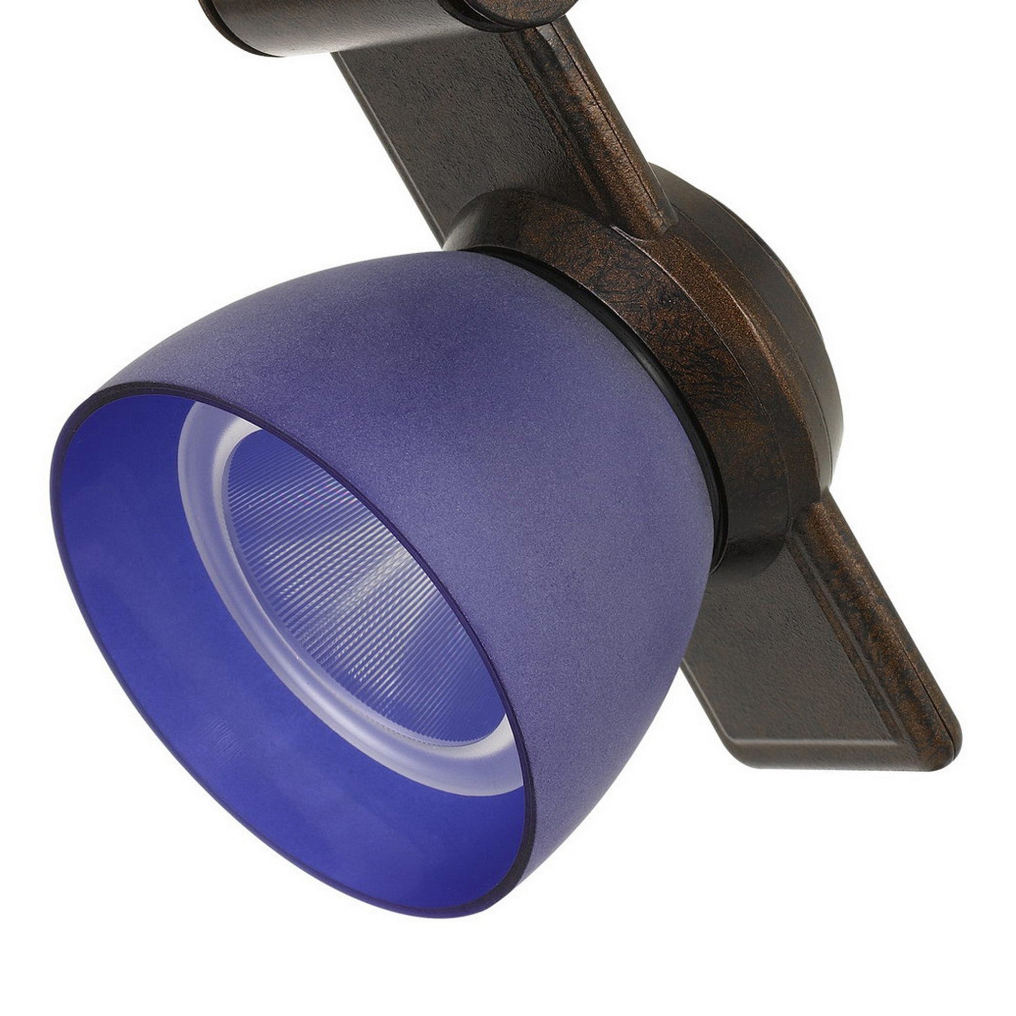 12W Integrated Metal and Polycarbonate LED Track Fixture Bronze and Blue-zoom-4