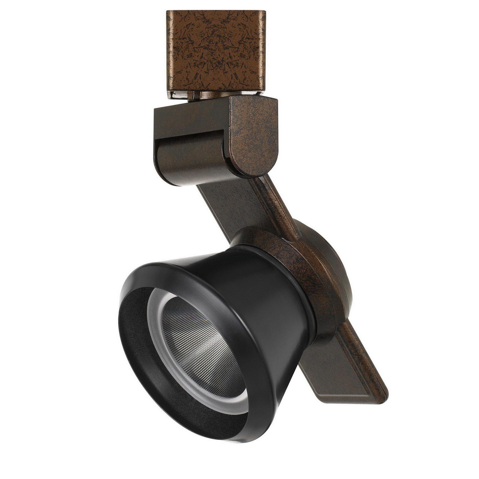 12W Integrated LED Metal Track Fixture with Cone Head Bronze and Black-zoom-1