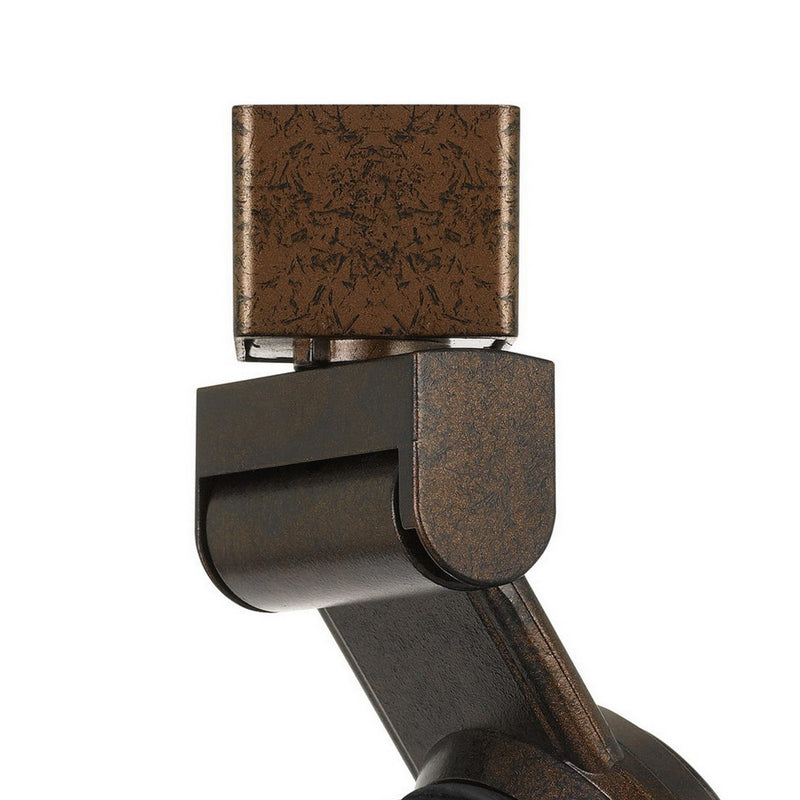 12W Integrated LED Metal Track Fixture with Cone Head Bronze and Black-zoom-