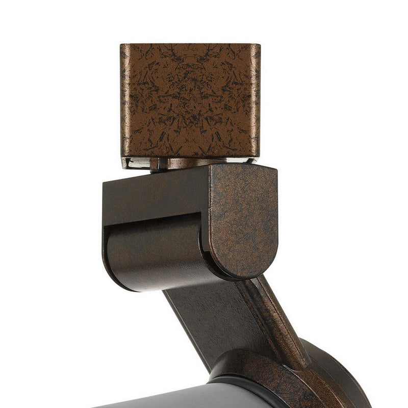 12W Integrated LED Metal Track Fixture with Cone Head Bronze and Silver-zoom-