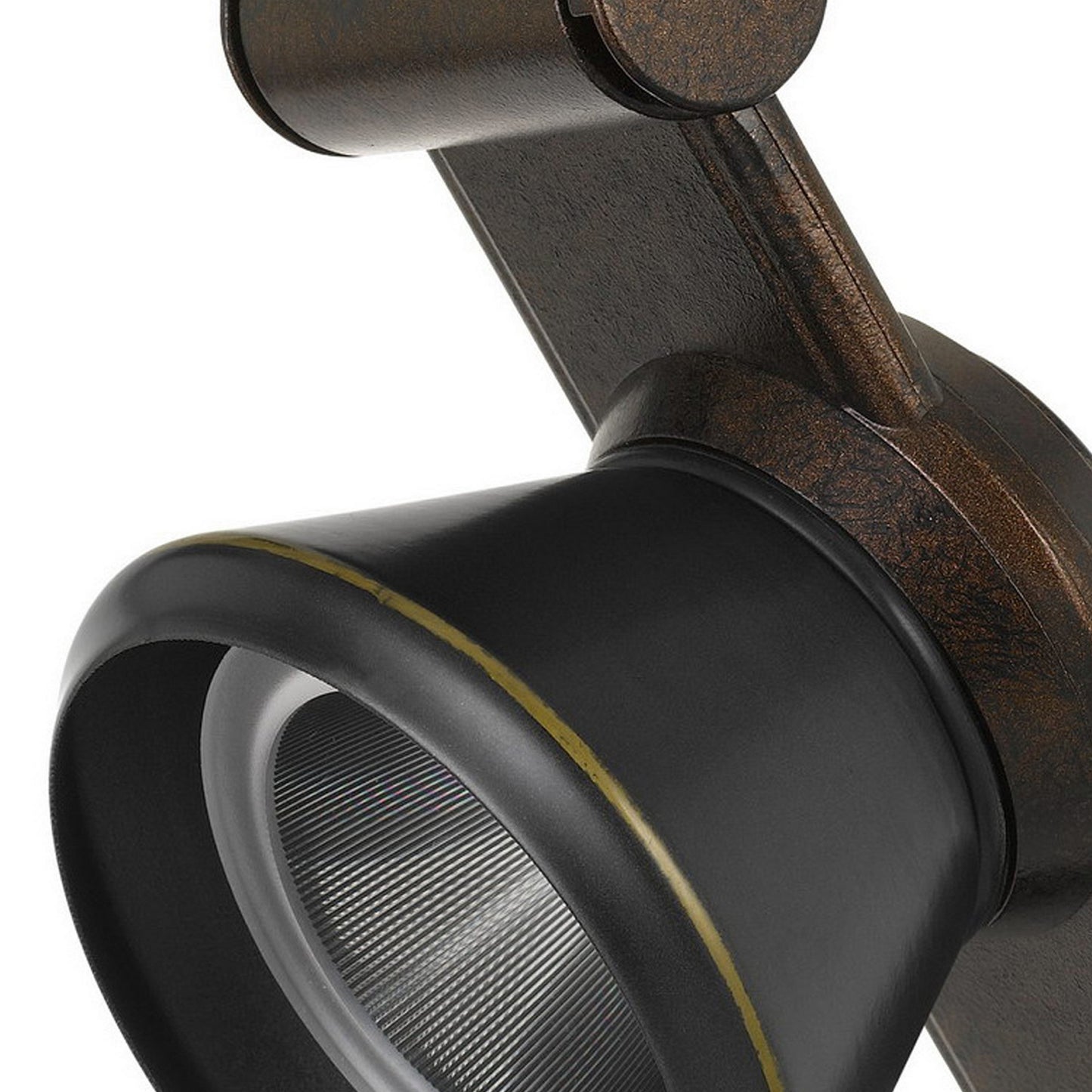 12W Integrated Cone Head LED Metal Track Fixture Bronze and Black