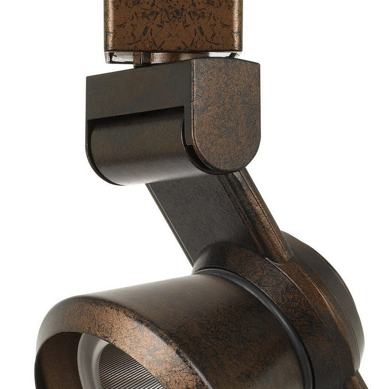 12W Integrated LED Metal Track Fixture with Cone Head Bronze-zoom-
