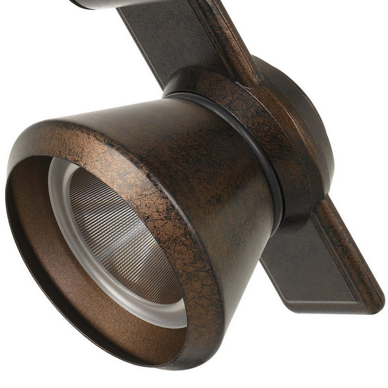 12W Integrated LED Metal Track Fixture with Cone Head Bronze-zoom-