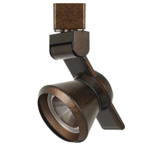 12W Integrated LED Metal Track Fixture with Cone Head Bronze