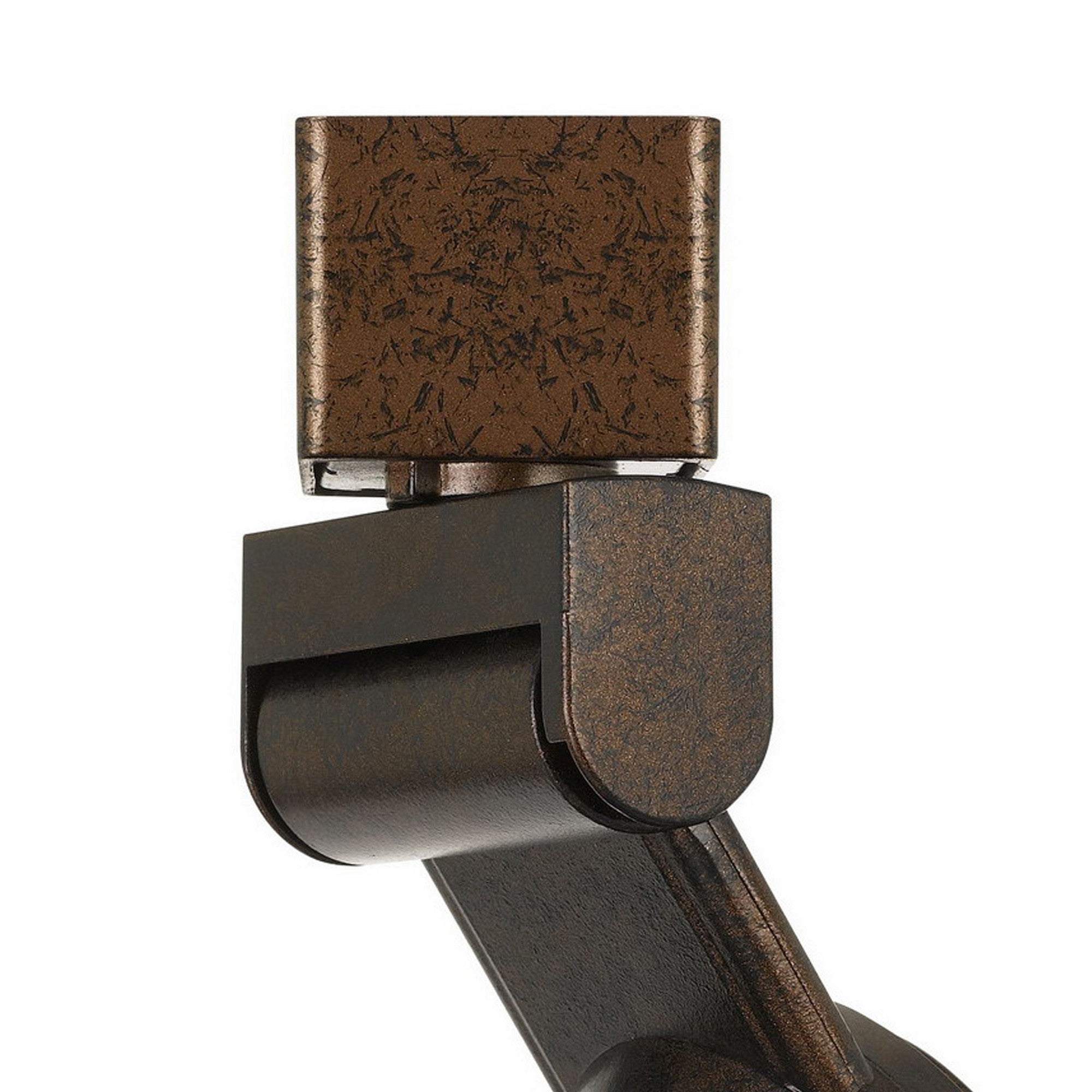 12W Integrated LED Metal Track Fixture with Cone Head Bronze and White-zoom-2
