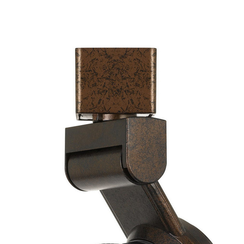 12W Integrated LED Metal Track Fixture with Mesh HeadBronze and Dark Black-zoom-