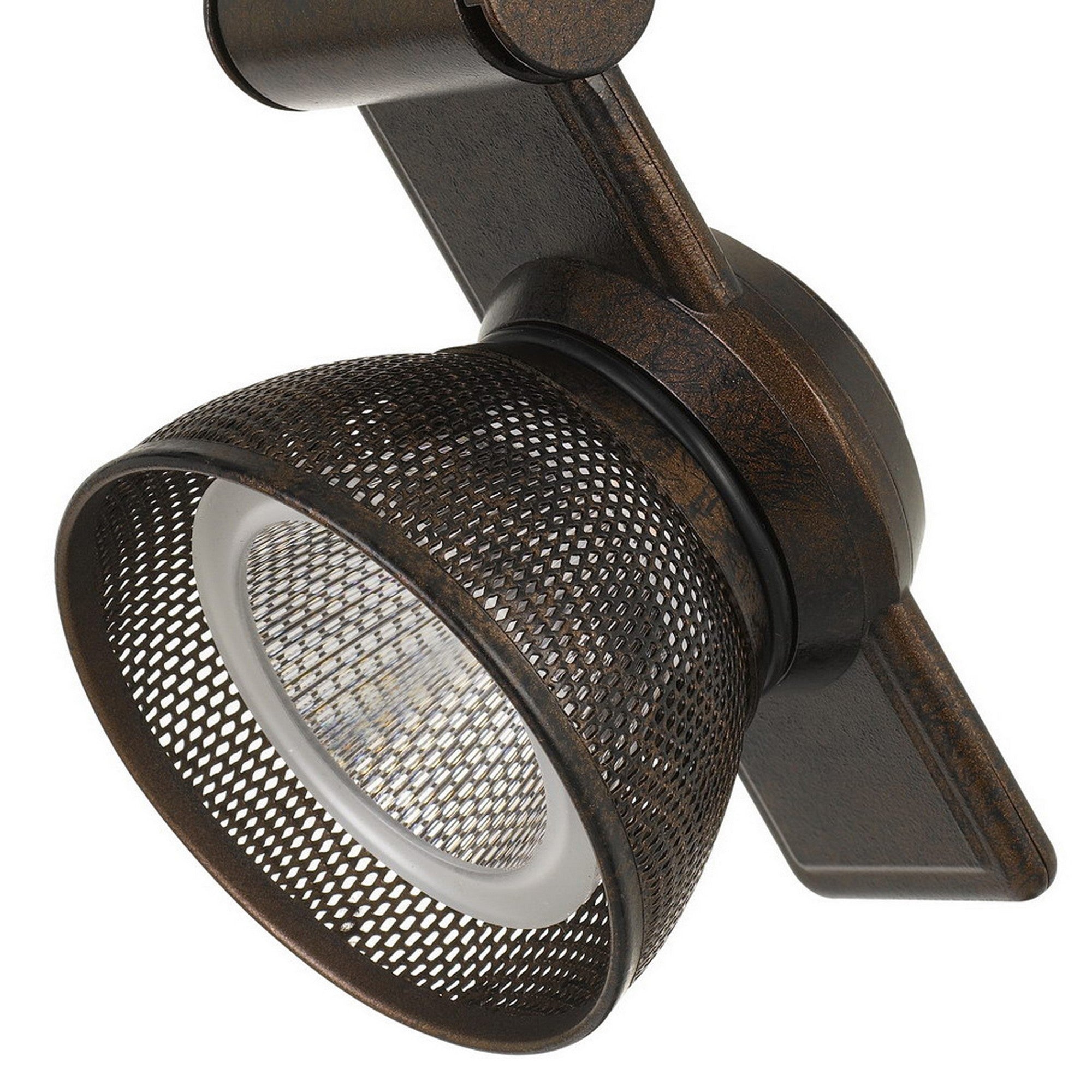 12W Integrated LED Metal Track Fixture with Mesh Head Bronze-zoom-4