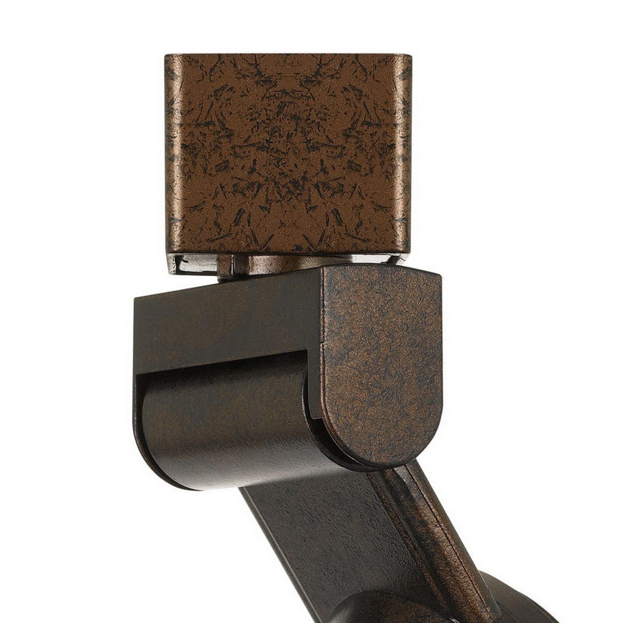 12W Integrated LED Track Fixture with Polycarbonate Head Bronze and Black-zoom-2