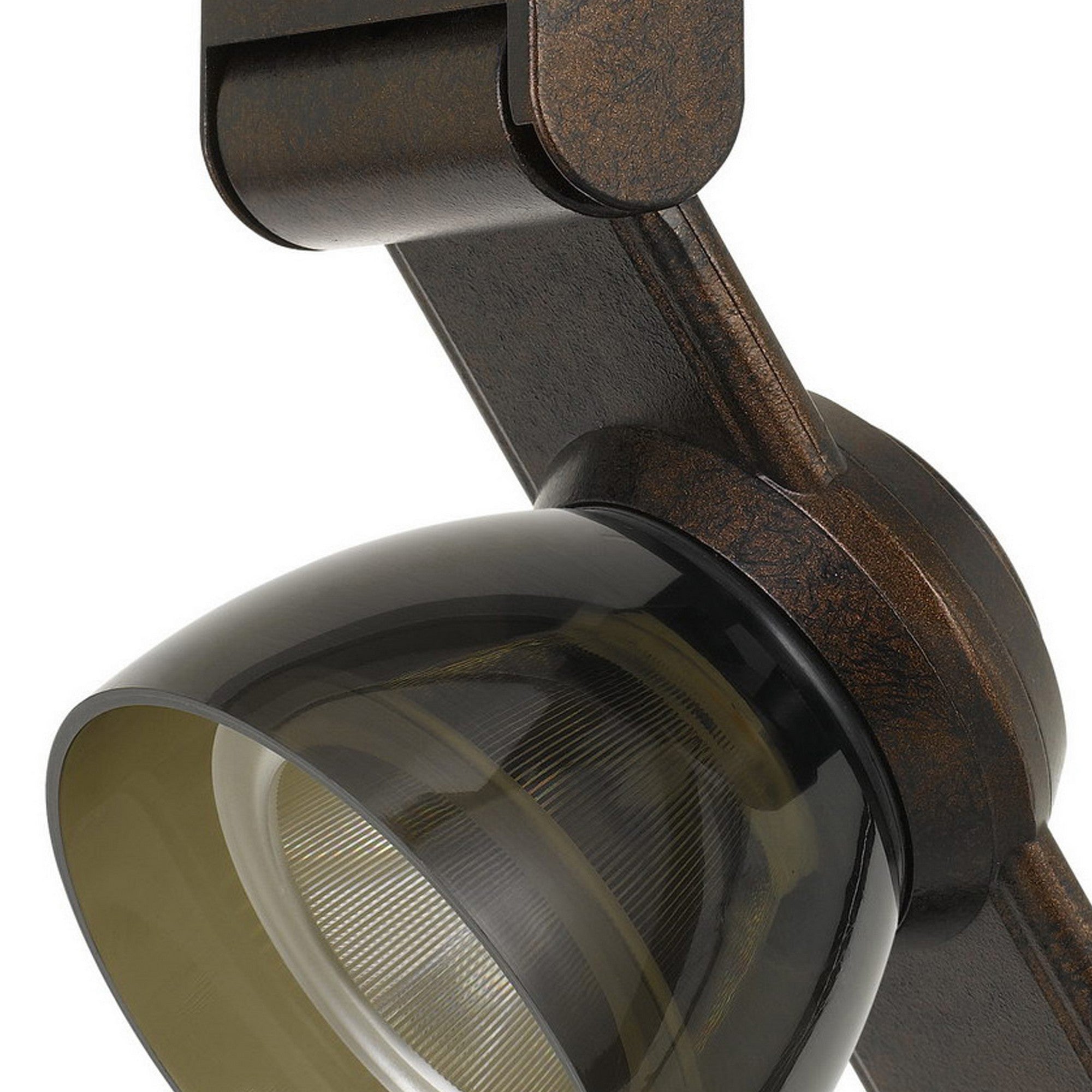 12W Integrated LED Track Fixture with Polycarbonate Head Bronze and Black-zoom-3