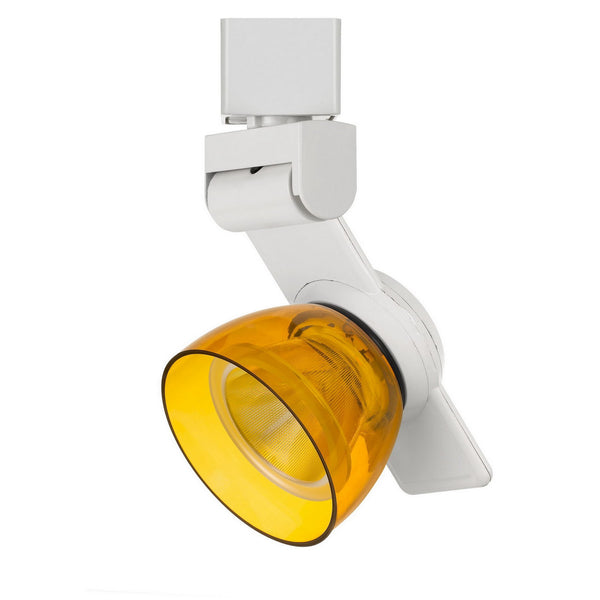 12W Integrated LED Track Fixture with Polycarbonate Head White and Yellow