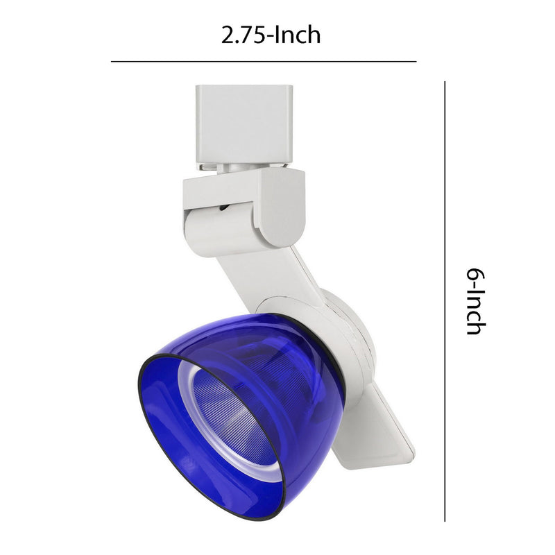 12W Integrated LED Track Fixture with Polycarbonate Head White and Blue-zoom-