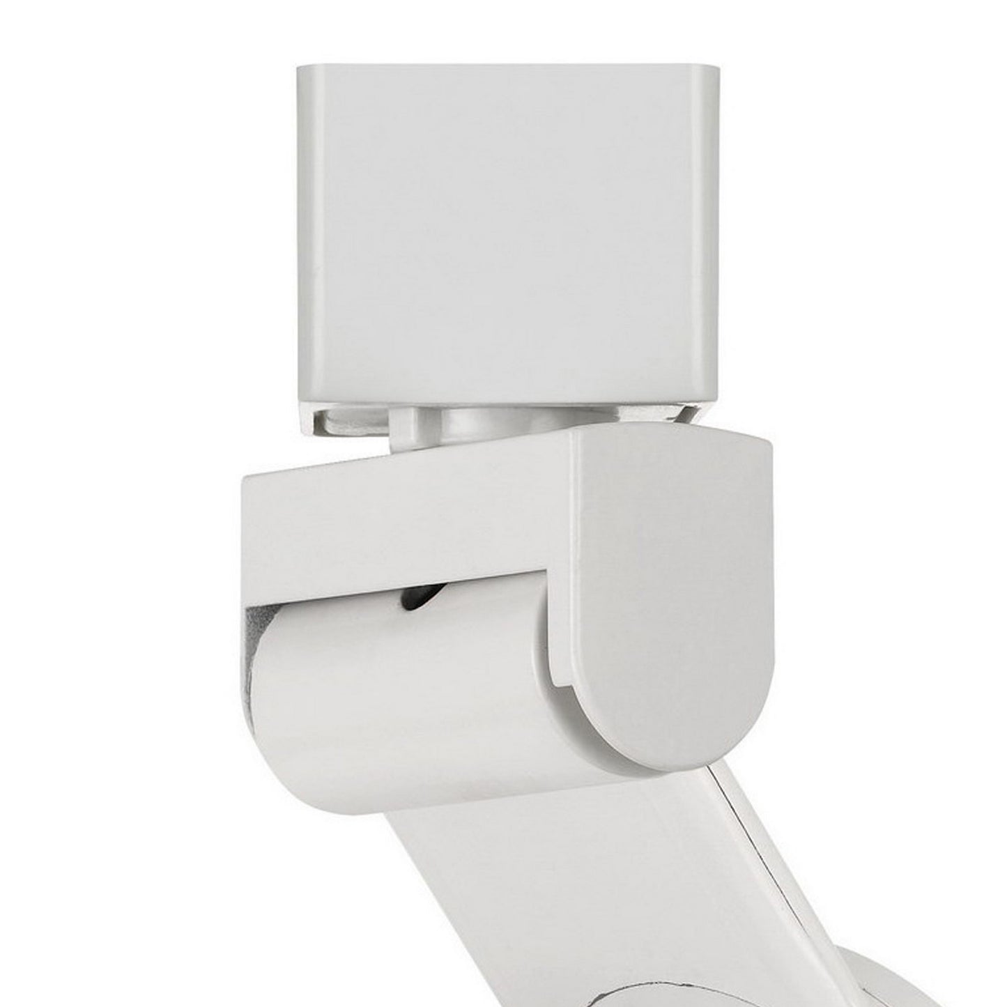 12W Integrated LED Metal Track Fixture with Cone Head White and Silver