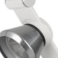 12W Integrated LED Metal Track Fixture with Cone Head White and Silver