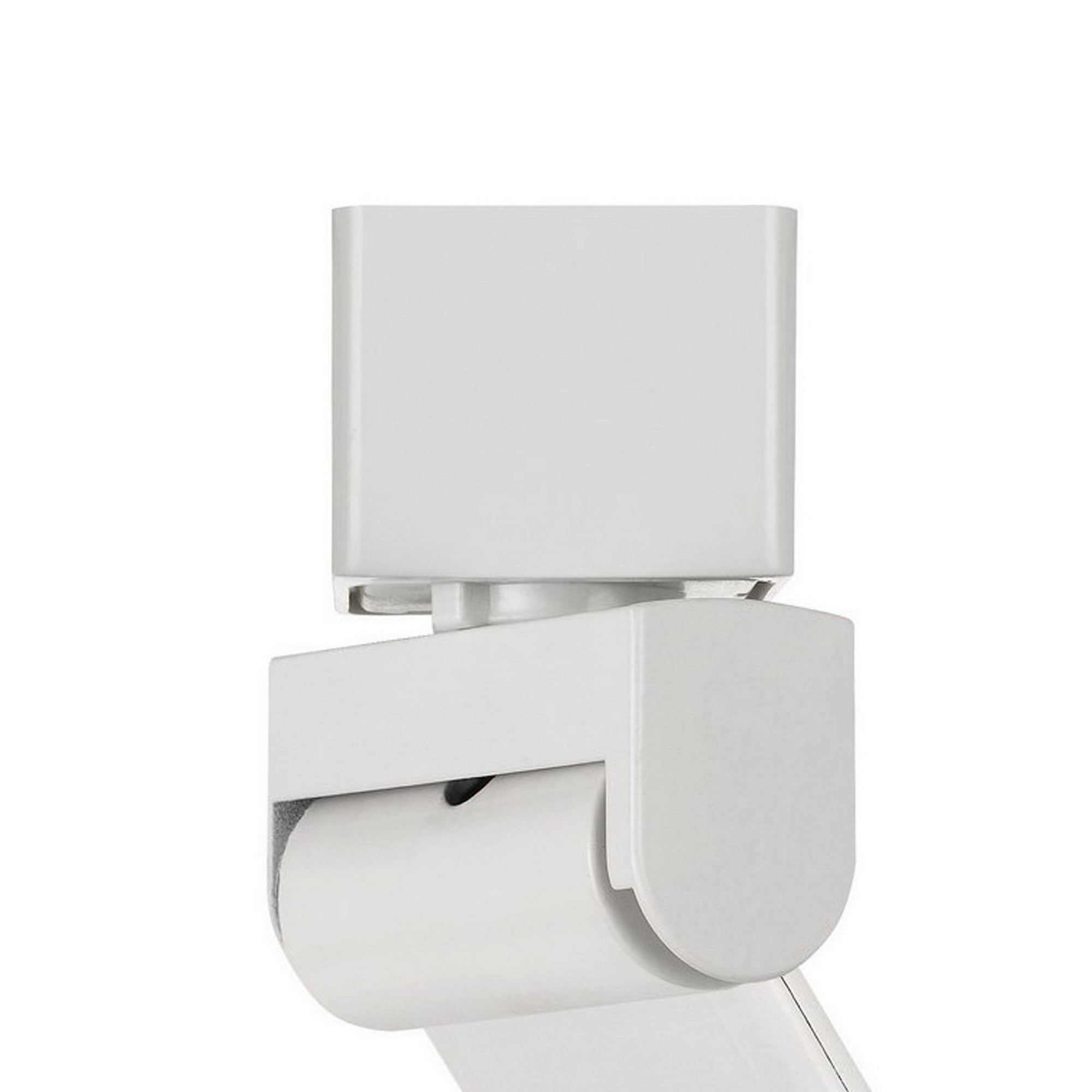 12W Integrated Cone Head LED Metal Track Fixture White and Black