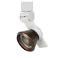 12W Integrated LED Metal Track Fixture with Cone Head White and Bronze