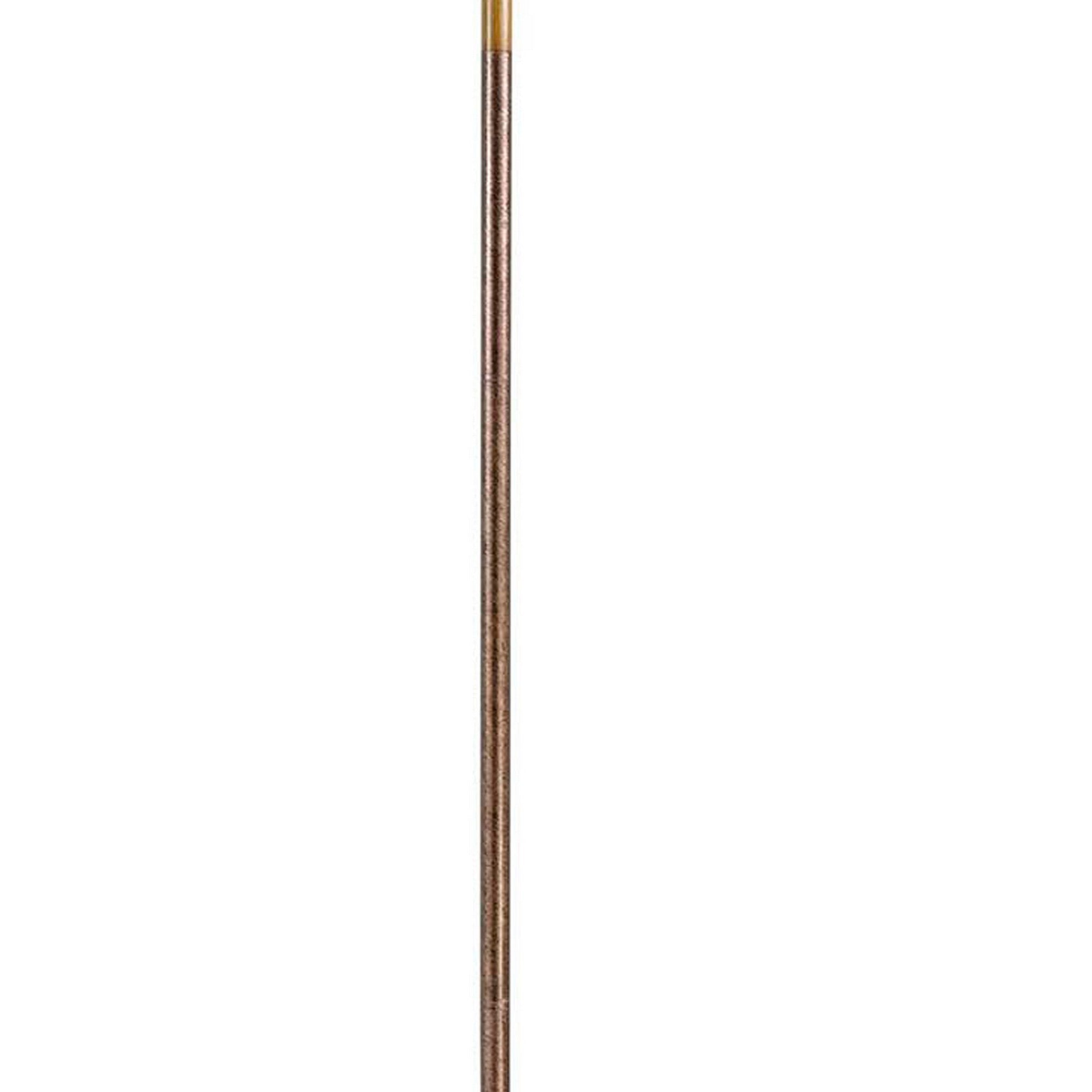 3 Way Torchiere Floor Lamp With Frosted Glass Shade And Stable Base Bronze-zoom-3
