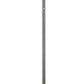 80 Watt Metal Floor Lamp With Dual Gooseneck And Uno Style Shades Silver