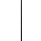 80 Watt Metal Floor Lamp With Dual Gooseneck And Uno Style Shades Black