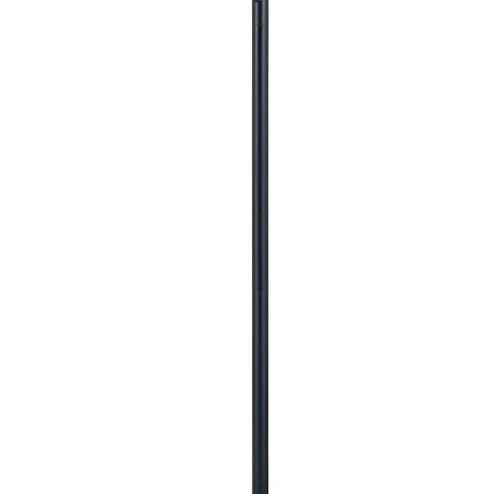 80 Watt Metal Floor Lamp With Dual Gooseneck And Uno Style Shades Black-zoom-3