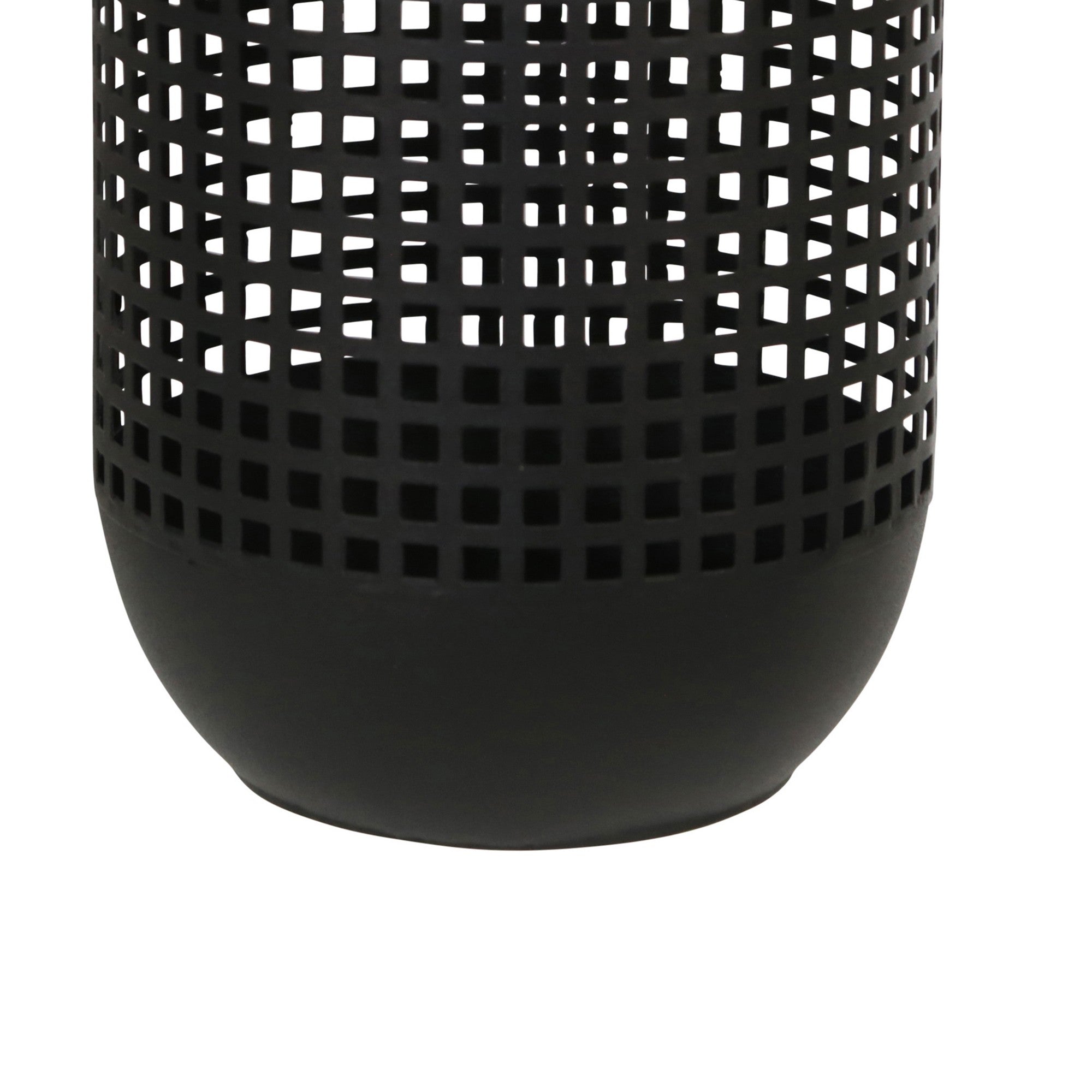11 Inches Metal Lantern Modern Cage Design Handle Black And Gold-zoom-4