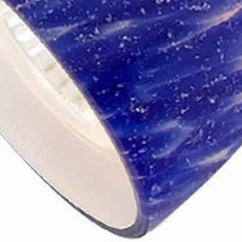 50 Watt Track Fixture with Handblown Glass Shade Silver and Blue-zoom-