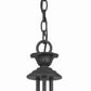 3 Bulb Candle Style Uplight Chandelier With Metal Frame Black And Brass