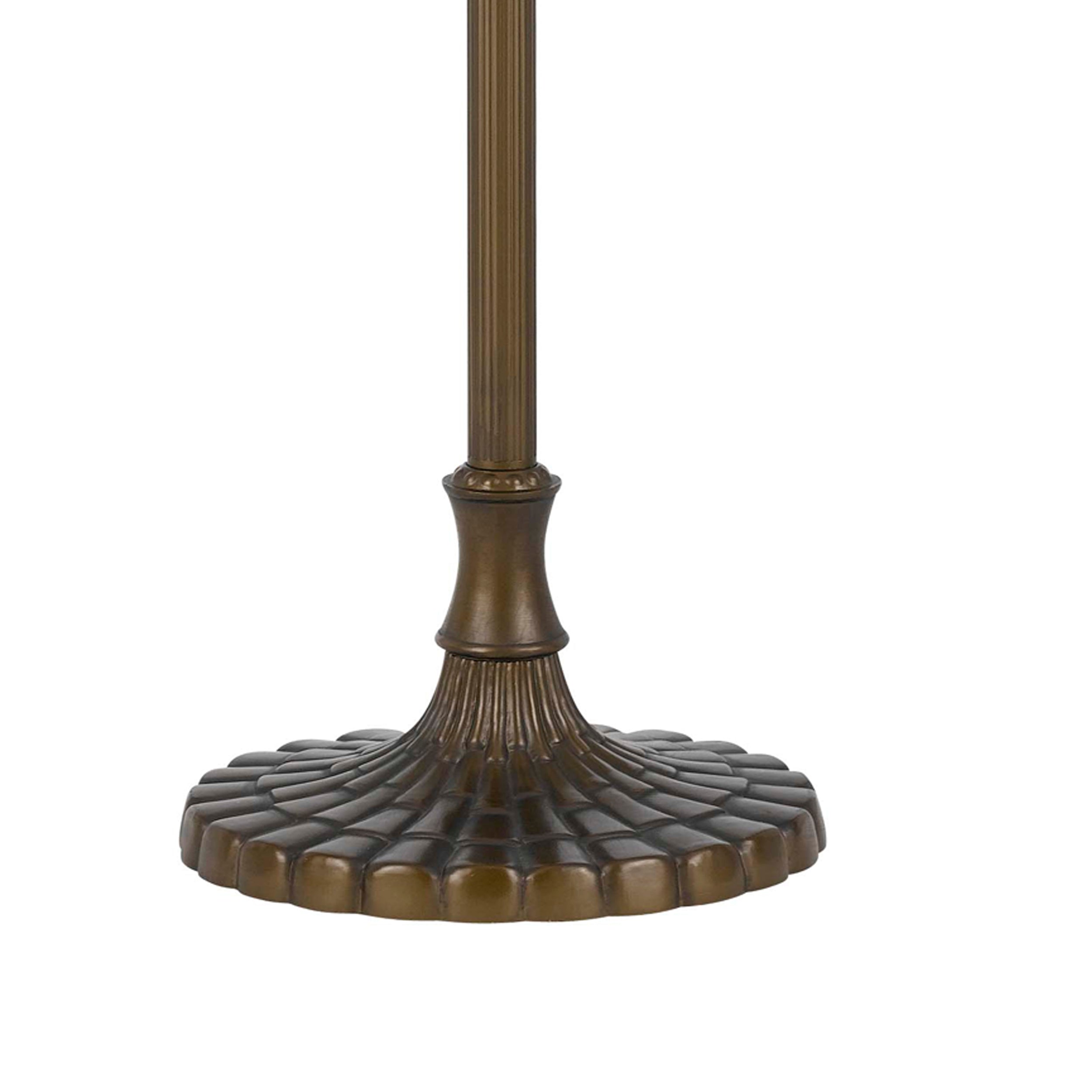 2 Bulb Tiffany Floor Lamp With Dragonfly Design Shade Multicolor-zoom-3