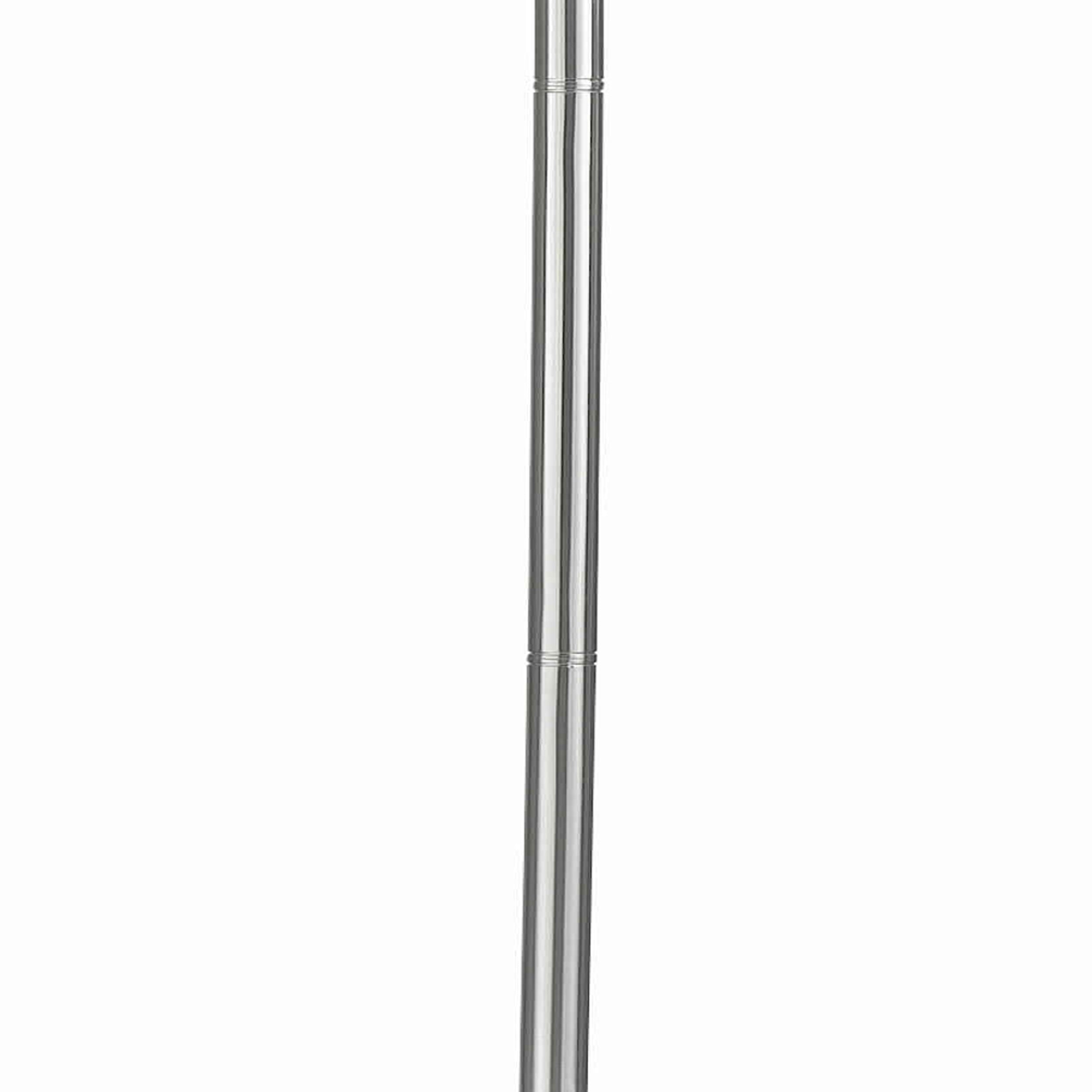 3 Way Torchiere Floor Lamp With Frosted Glass Shade And Stable Base White-zoom-2