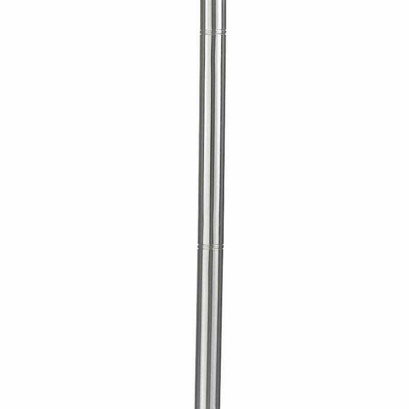 3 Way Torchiere Floor Lamp With Frosted Glass Shade And Stable Base White-zoom-