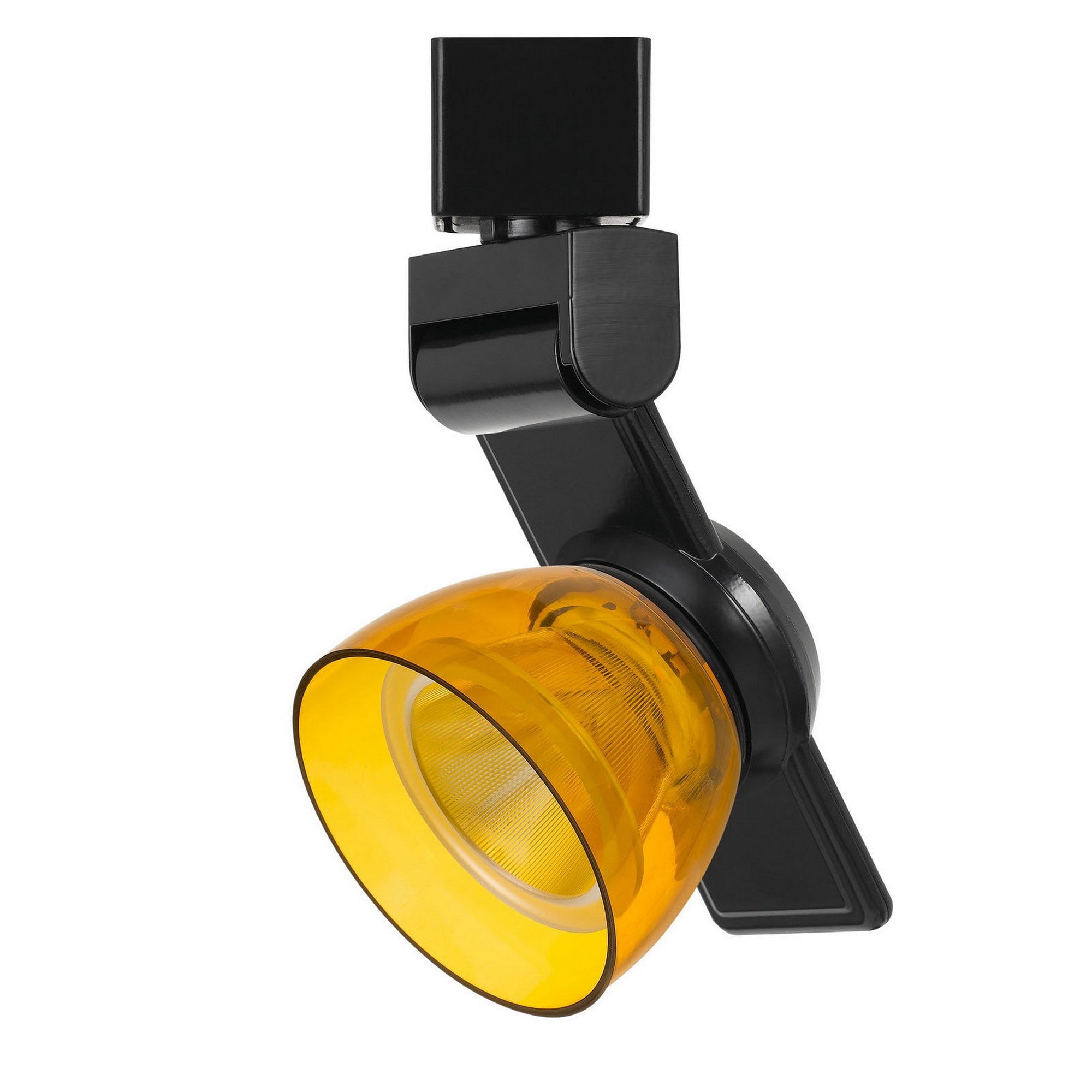 12W Integrated LED Track Fixture with Polycarbonate Head Black and Yellow-zoom-1