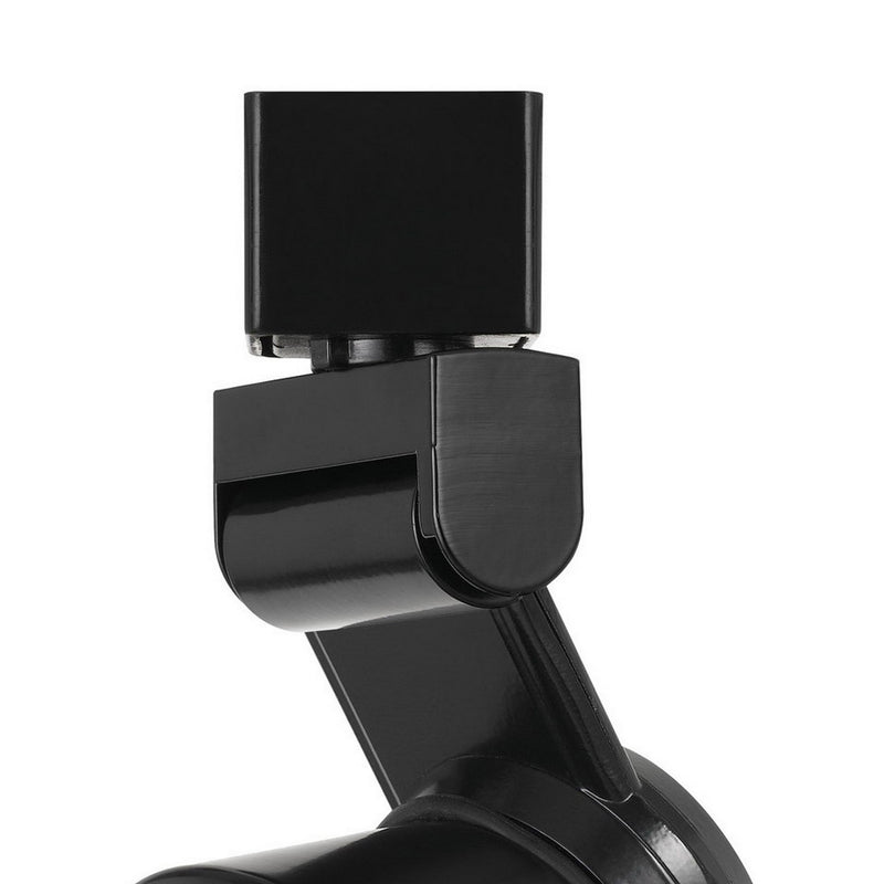 12W Integrated LED Metal Track Fixture with Cone Head Black-zoom-