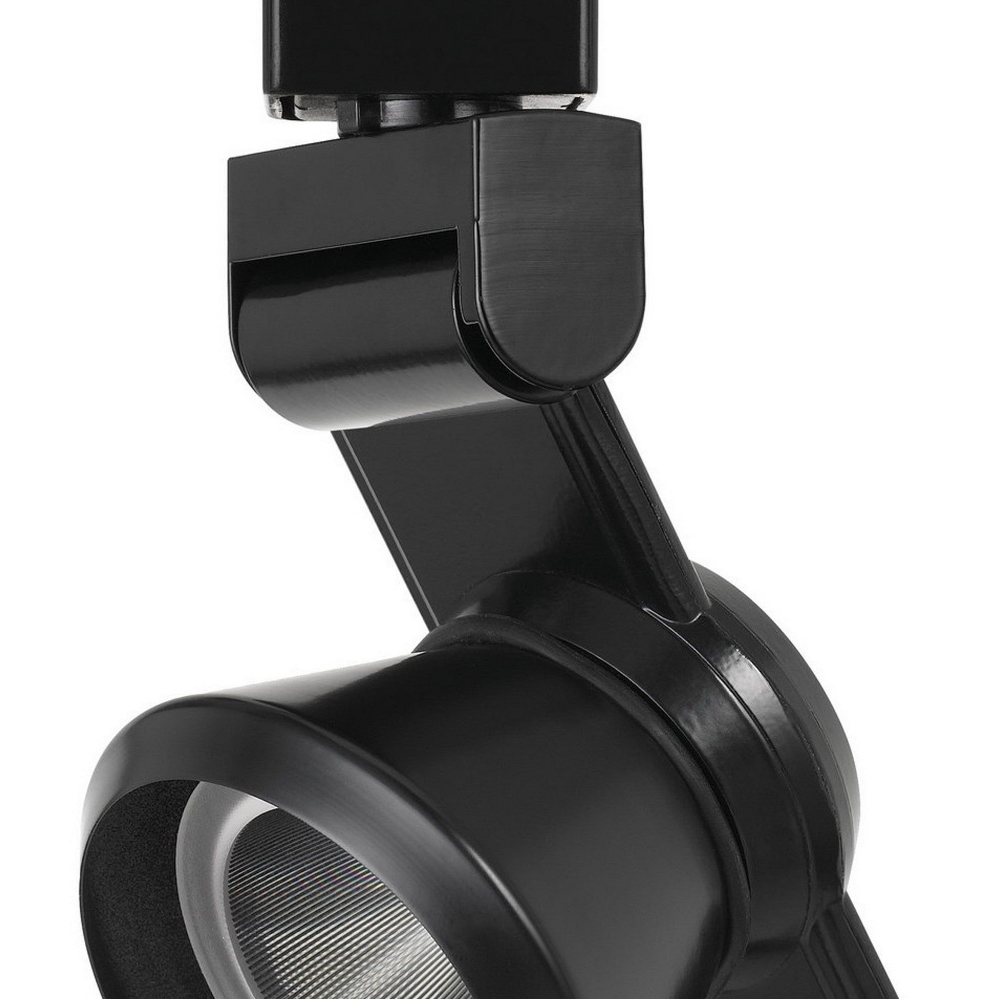 12W Integrated LED Metal Track Fixture with Cone Head Black-zoom-3