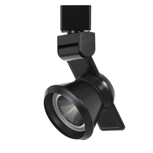 12W Integrated LED Metal Track Fixture with Cone Head Black